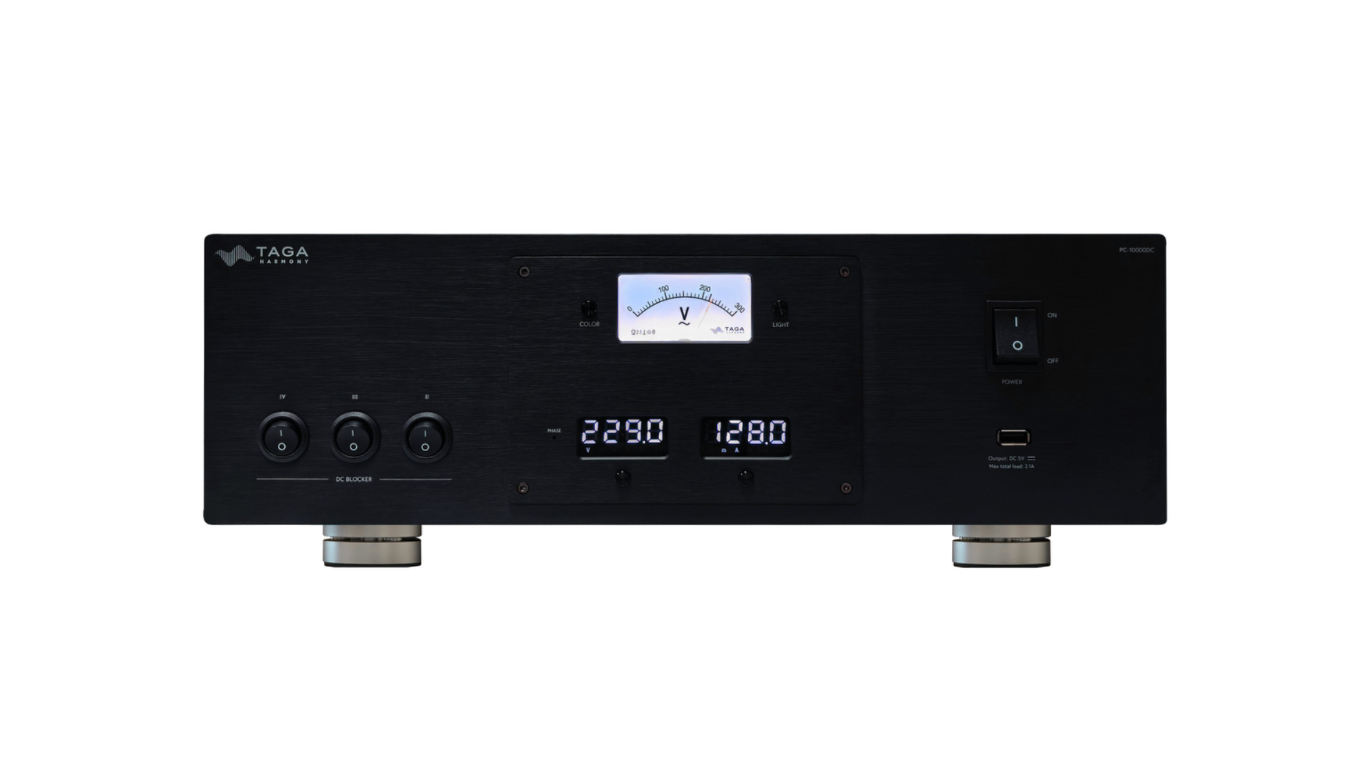 TAGA Harmony PC-10000DC - Acondicionador de corriente con bloqueador de CC