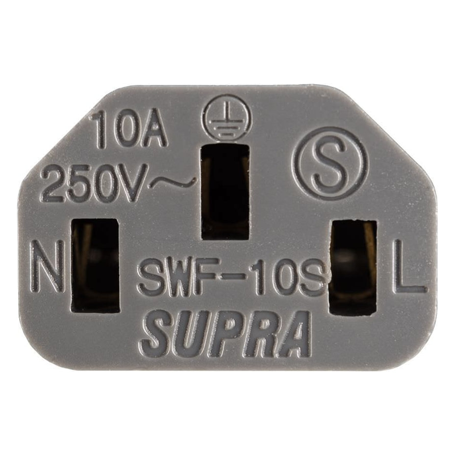 Supra Anniversary LoRad 2.5 SPC CS-EU/A CEE 7/7 (angled) - IEC C13 Strömkabel EU-standard