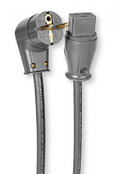 Supra Anniversary LoRad 2.5 SPC CS-16-EU CEE 7/7 (angled) - IEC C19 Strömkabel IEC C19 16A