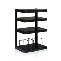 Norstone Esse Hifi Vinyl - Hifi-bänk Hifi-bänk Svart/svart glas