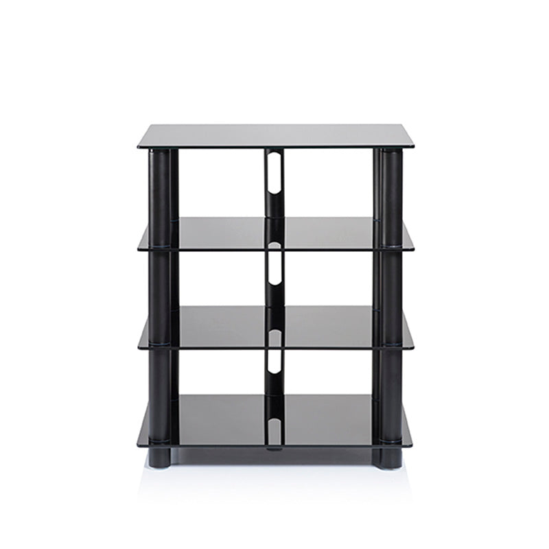 Norstone Epur 4 - Hifi-bänk Hifi-bänk Svart/svart glas