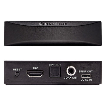 NuPrime ARC Mini - Extrahera ljudet från din TV HDMI ARC adapter