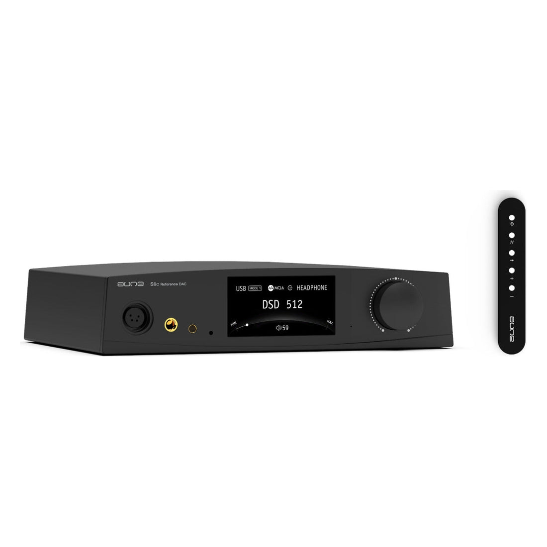 *DEMO* Aune S9c Pro - DAC 2x ESS ES9068A, Klass A Hörlursförstärkare Svart