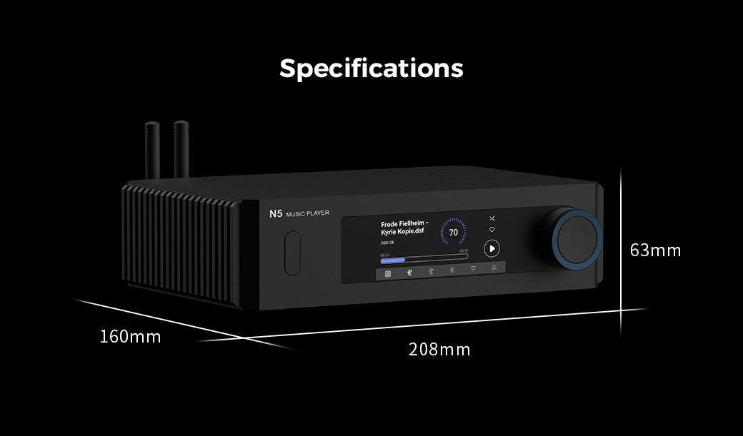 *DEMO* Aune N5 EVO - Musikstreamer Nätverksspelare