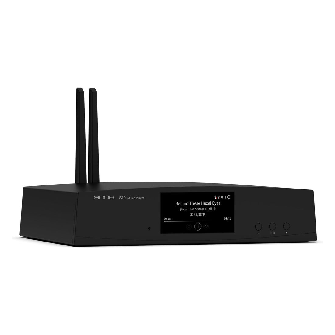 Aune S10N - Musikstreamer, ESS 9038Q2M Nätverksspelare Svart