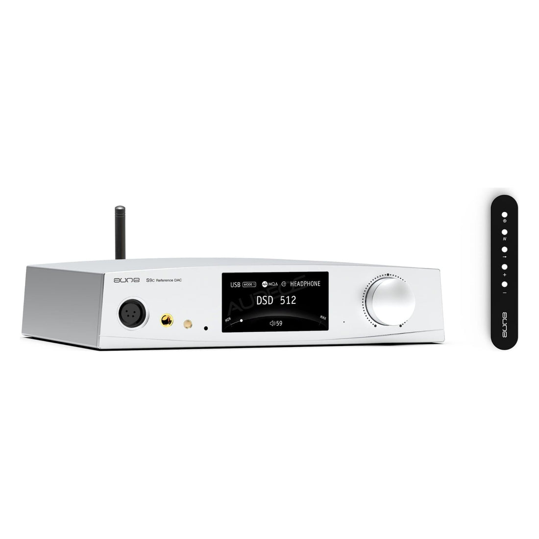 Aune S9c Pro - Hörlursförstärkare/DAC med Bluetooth Hörlursförstärkare Silver
