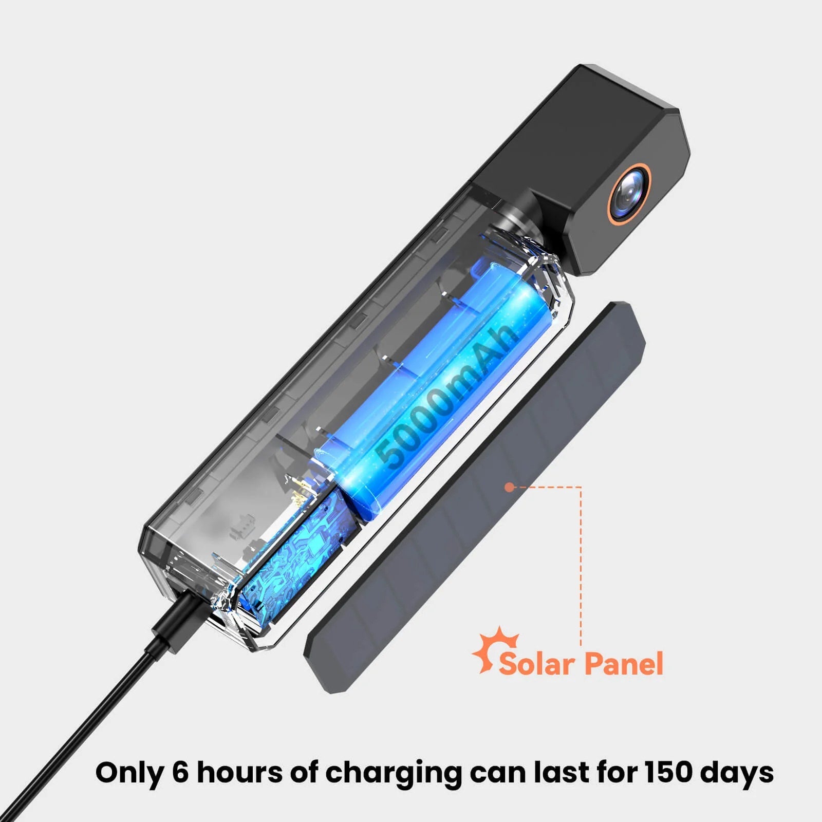 AutoVox Solar 3 Ultra - Trådlös Backkamera Backkamera
