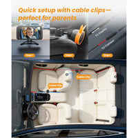 AutoVox BM3 - Babykamera för Barn & Husdjur Backkamera