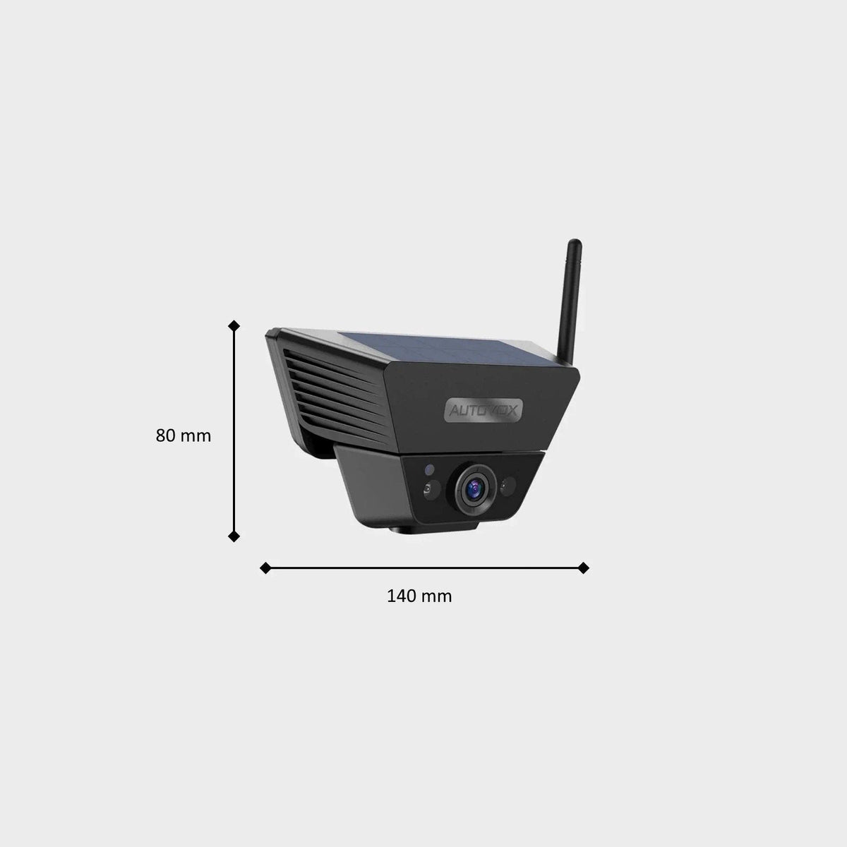 AutoVox Solar 5 Pro 2X - (2st pro kameror) Backkamera