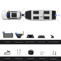 AutoVox Solar 5 Pro Kameraenhet (endast kamera) Backkamera