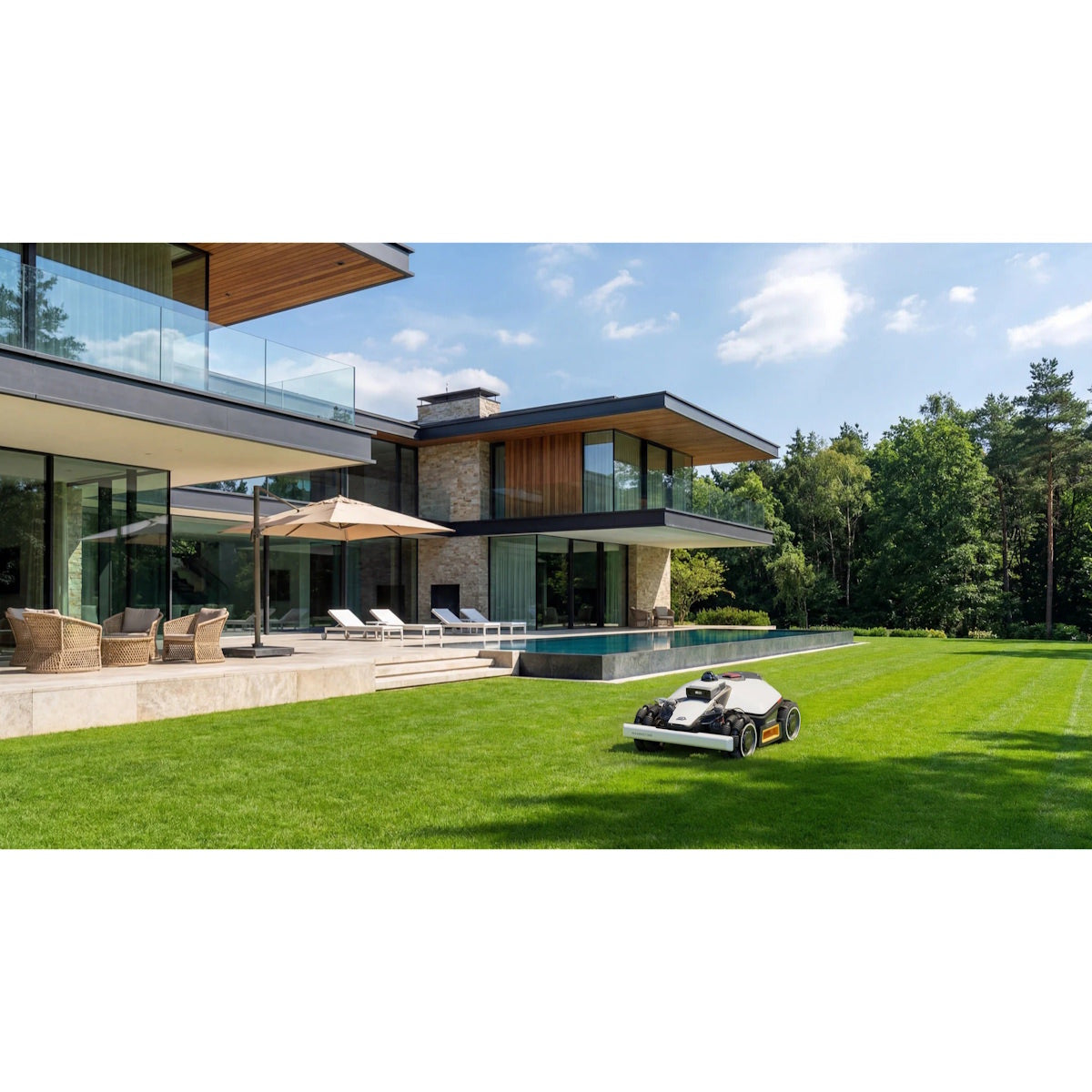 LUBA mini 2 AWD 1500 (2026) - Gränskabelfri AI-Robotgräsklippare för 1500m² Robotgräsklippare