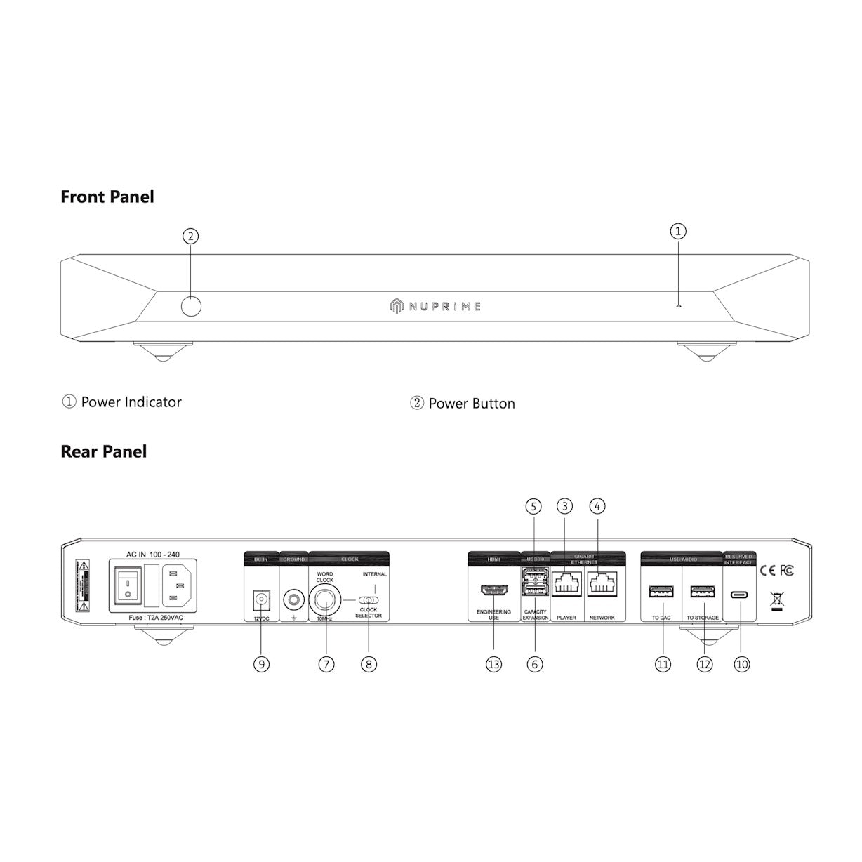 NuPrime Evolution Stream - Server musicale con Roon Core, fino a DSD512