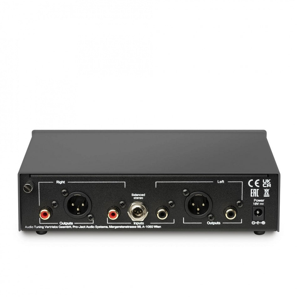 Pro-Ject Phono Box S3 B - Rörbaserad Phonoförstärkare med balanserad dual mono-design RIAA-Steg