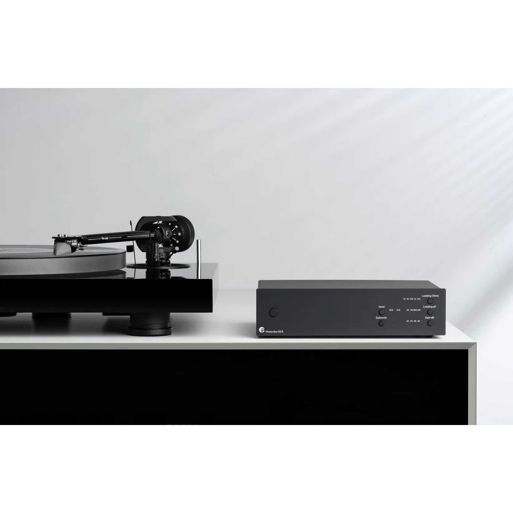 Pro-Ject Phono Box S3 B - Rörbaserad Phonoförstärkare med balanserad dual mono-design RIAA-Steg