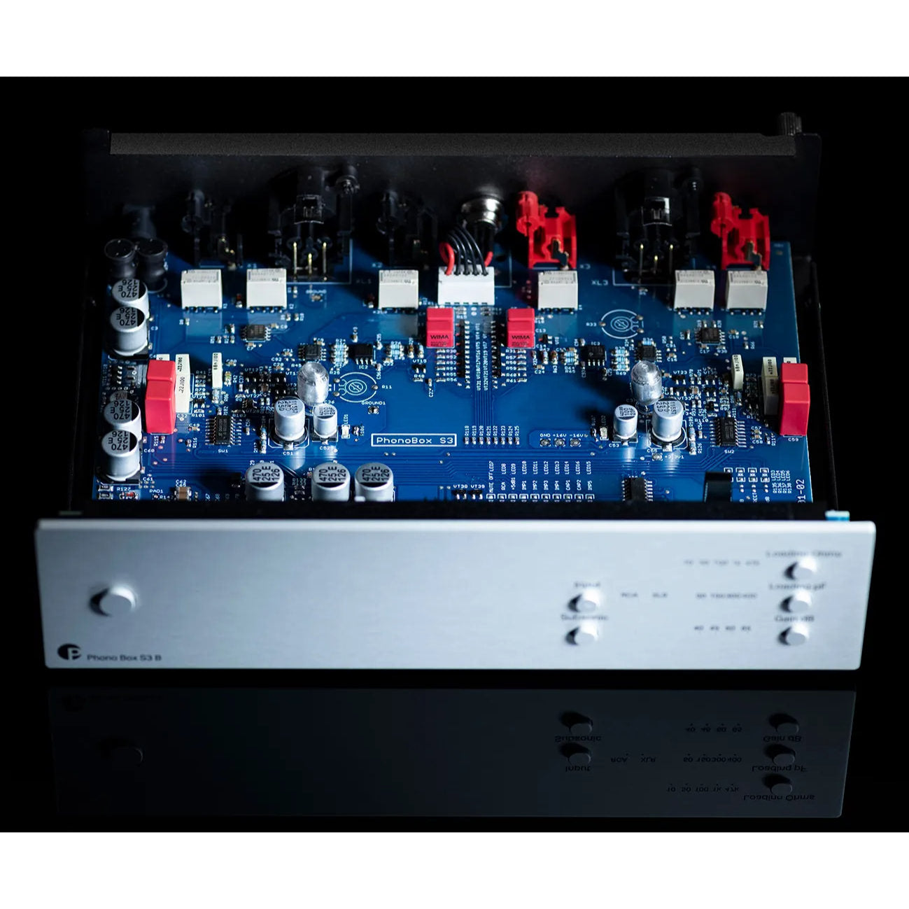 Pro-Ject Phono Box S3 B - Rörbaserad Phonoförstärkare med balanserad dual mono-design RIAA-Steg