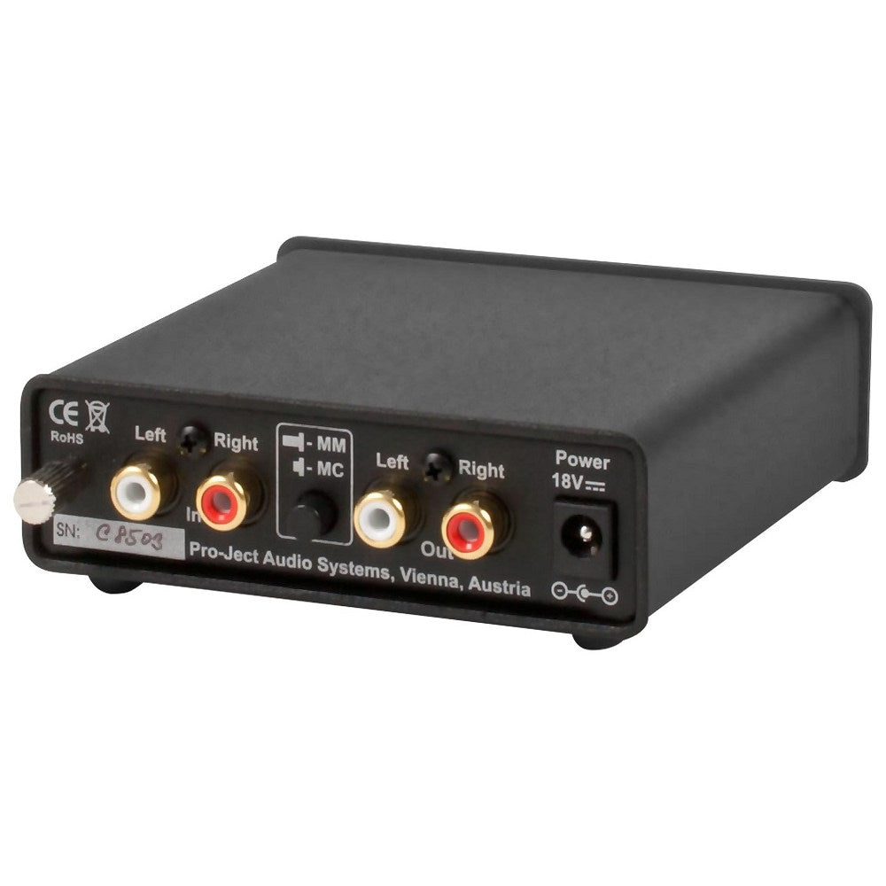 Pro-Ject Phono Box – Kompakt Phonoförförstärkare för MM och MC-pickuper RIAA-Steg