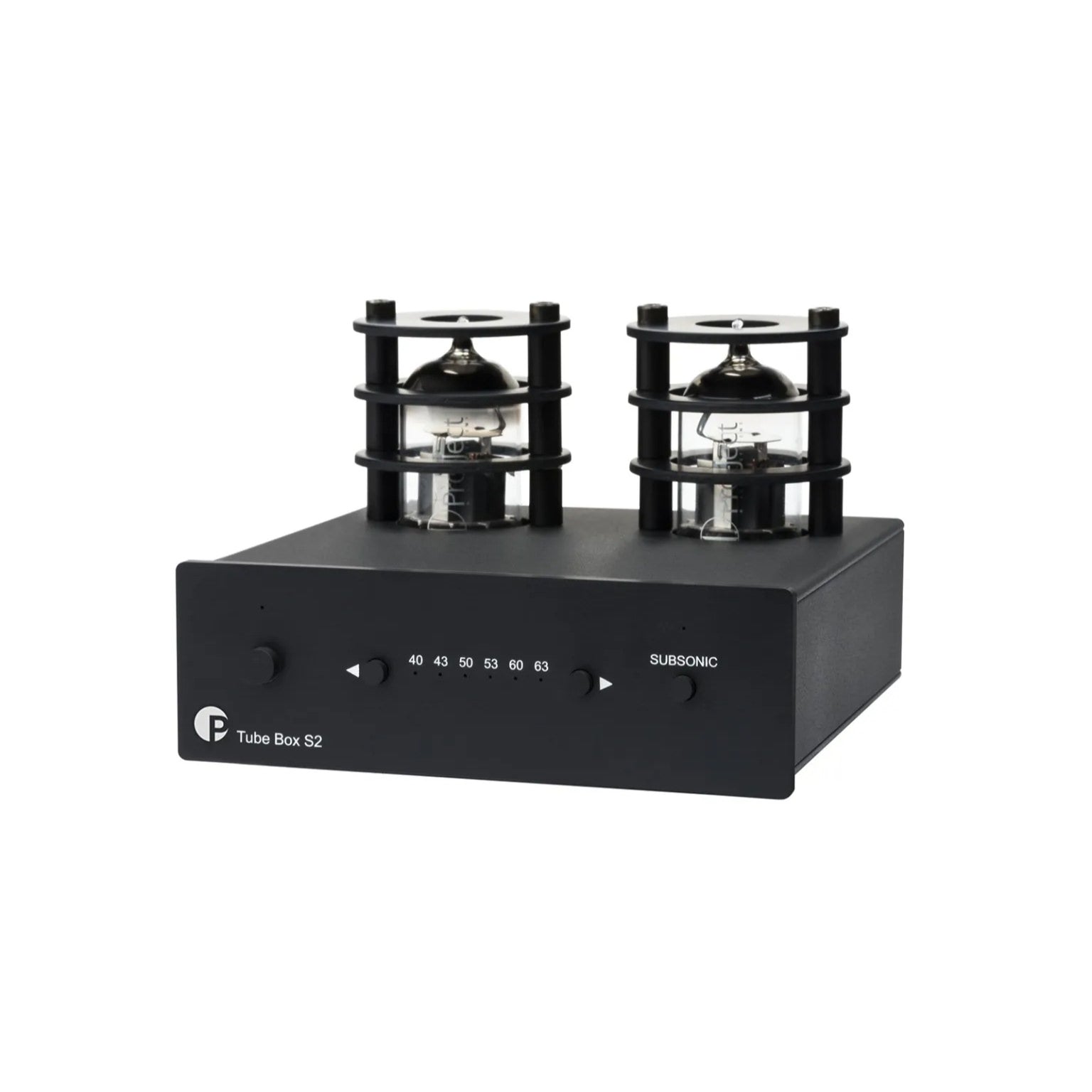 Pro-Ject Tube Box S2 – Rörbaserad Phonoförstärkare för MM och MC-pickuper RIAA-Steg Svart