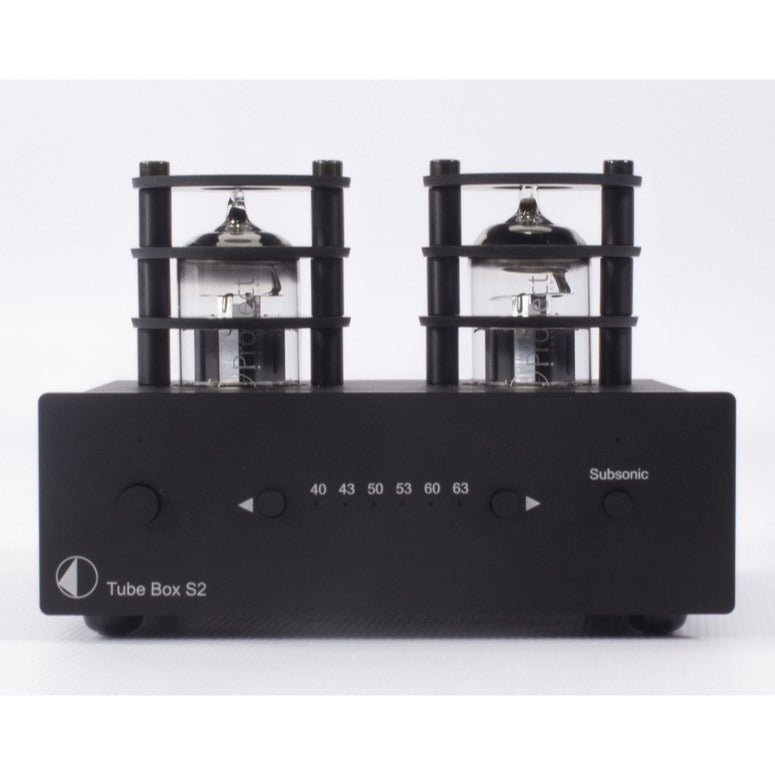 Pro-Ject Tube Box S2 – Rörbaserad Phonoförstärkare för MM och MC-pickuper RIAA-Steg