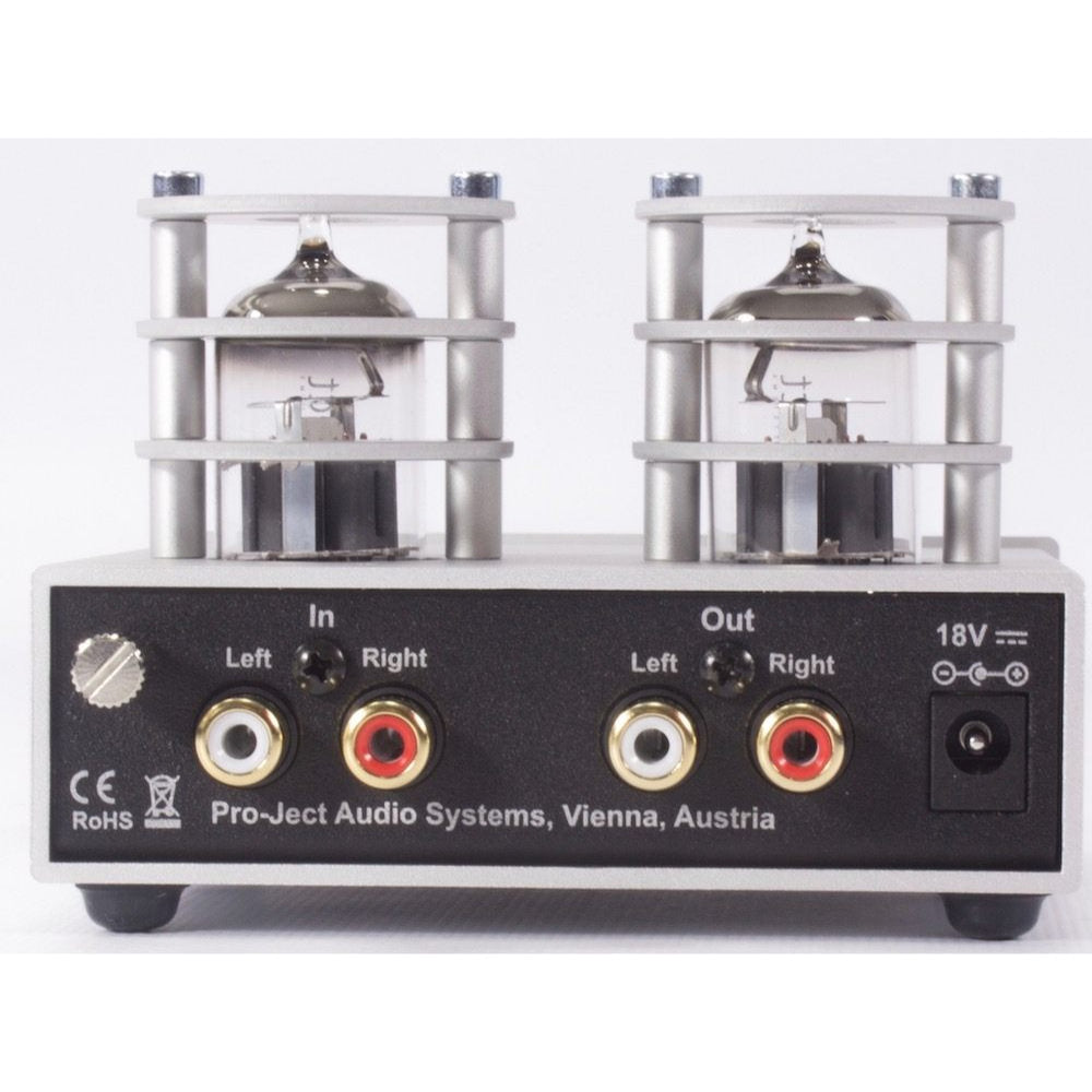 Pro-Ject Tube Box S2 – Rörbaserad Phonoförstärkare för MM och MC-pickuper RIAA-Steg