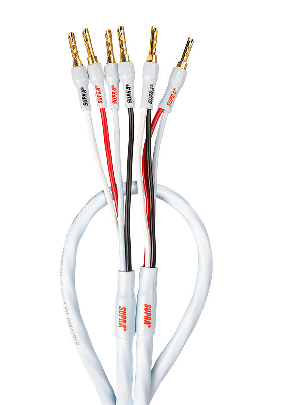 Supra Rondo 4X2.5 Combicon Bi-Wire Terminerad-högtalarkabel