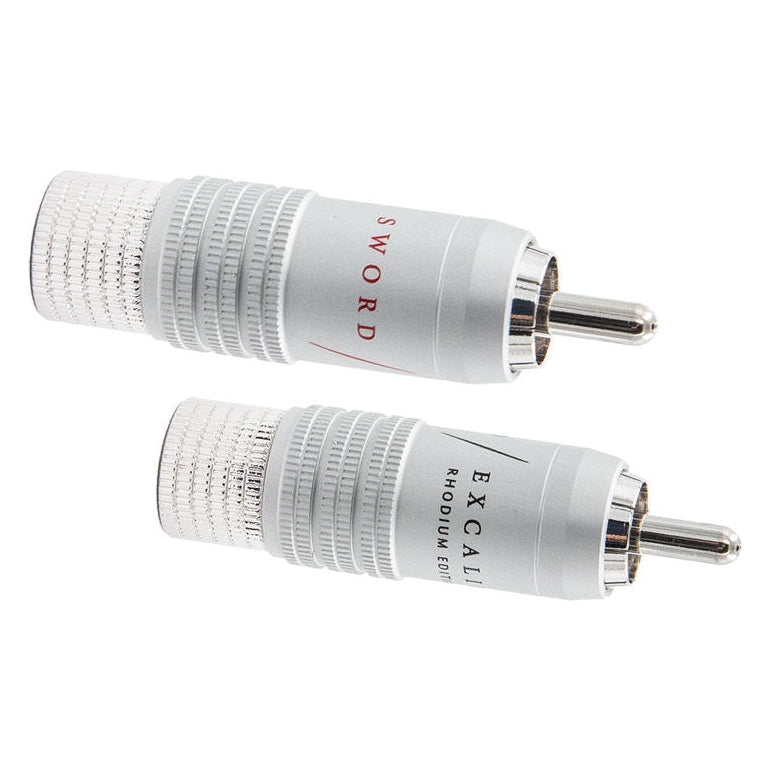 Supra RCA-8SL Rhodium RCA-kontakt (2-pack) RCA-kontakter