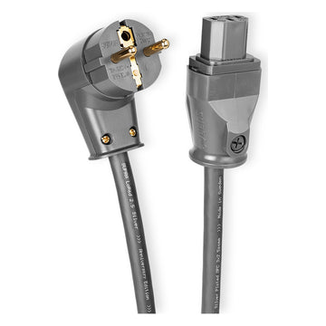 Supra Anniversary LoRad 2.5 SPC CS-EU/A CEE 7/7 (angled) - IEC C13 Strömkabel EU-standard