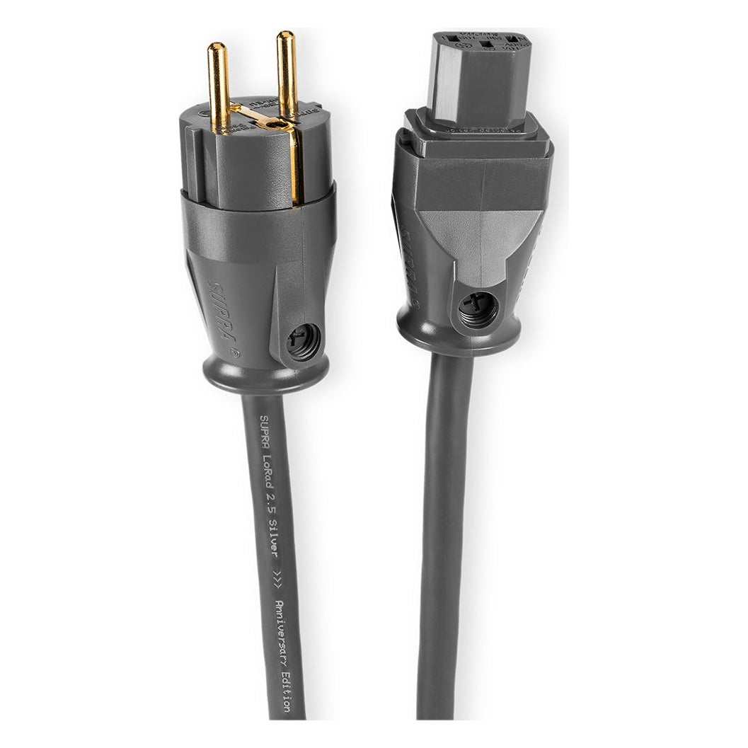 Supra Anniversary LoRad 2.5 SPC CS-EU CEE 7/7 - IEC C13 Strömkabel EU-standard