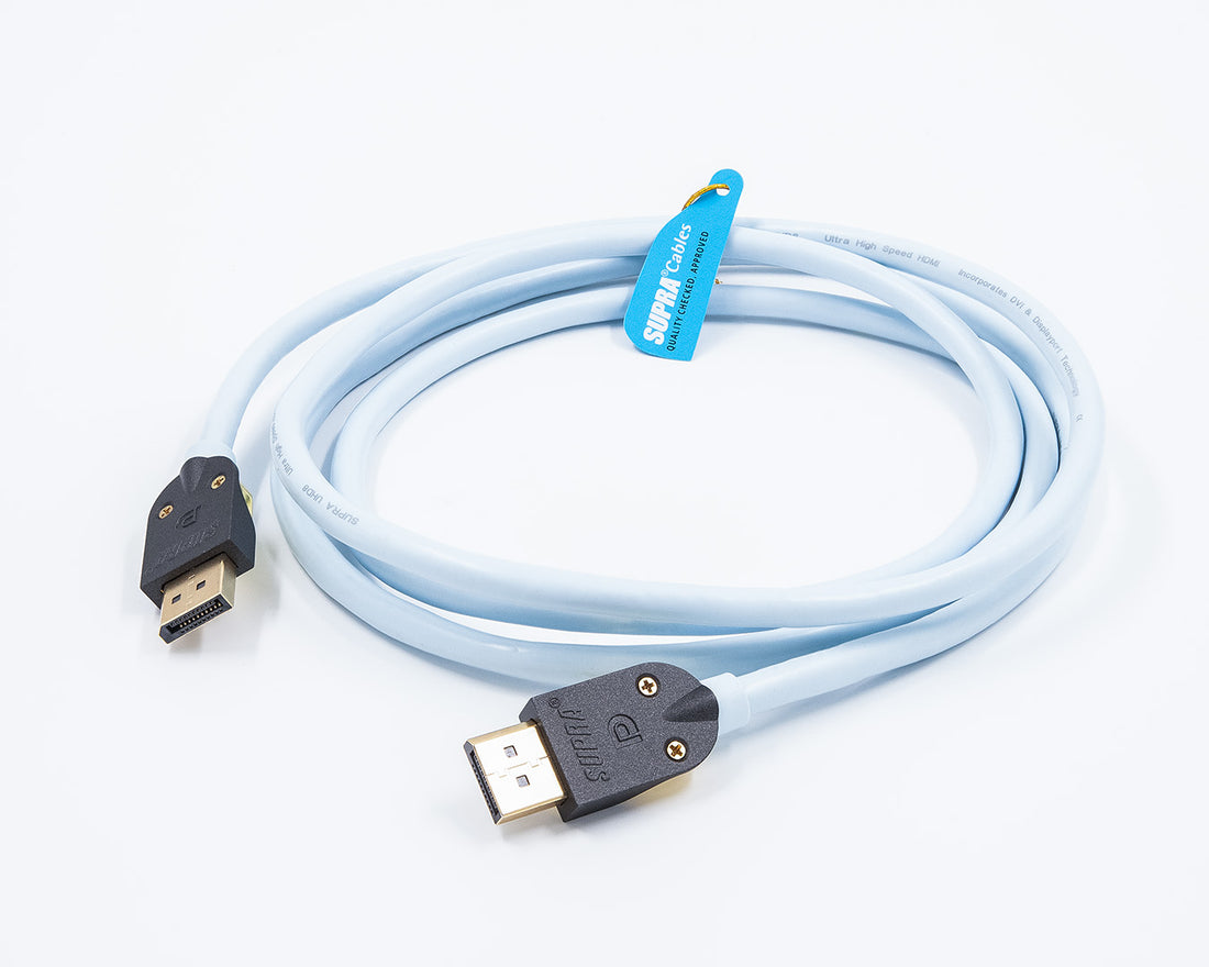 Supra DisplayPort mkII DP-DP MALE Displayportkabel