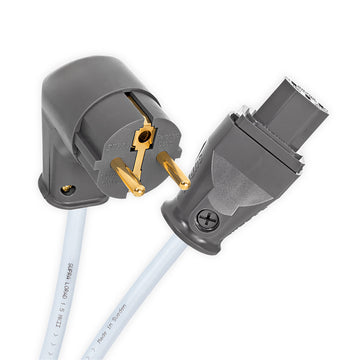 Supra LoRad 1.5 MK II CS-EU/A CEE 7/7 (angled) - IEC C13 Strömkabel EU-standard