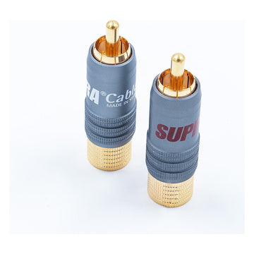 Supra RCA-8SL RCA-kontakt (2-pack) RCA-kontakter