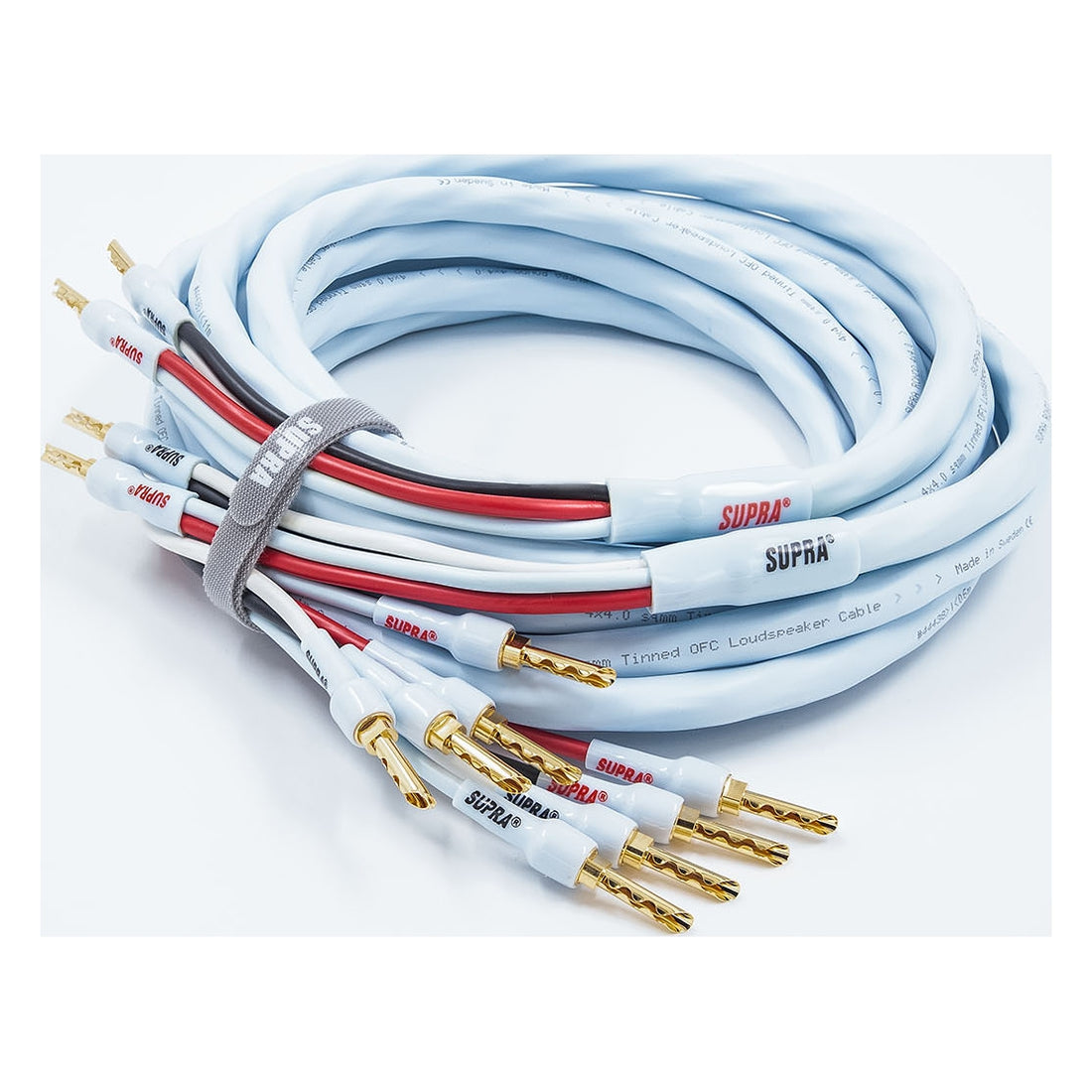 Supra Rondo 4X2.5 Combicon Bi-Wire Terminerad-högtalarkabel