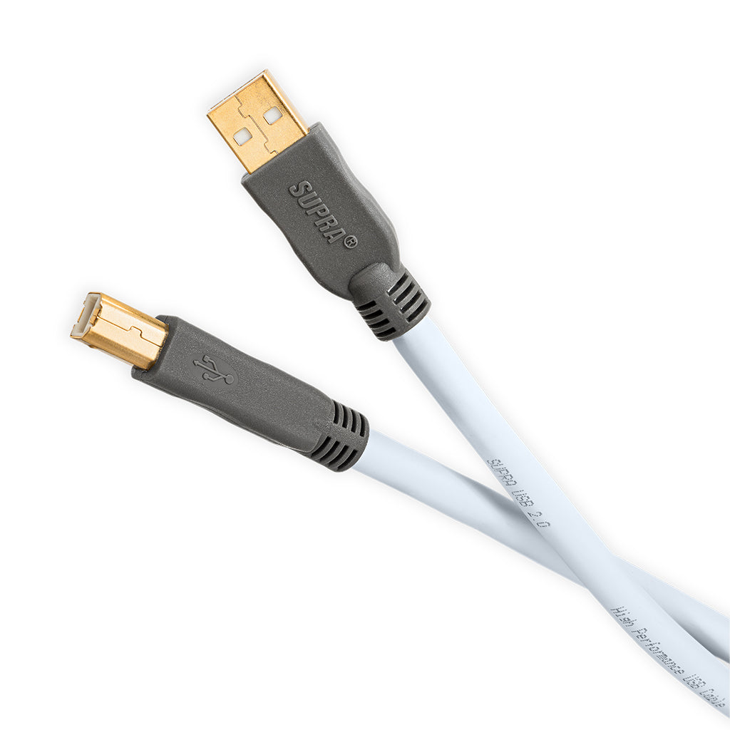 Supra USB A - USB B 2.0 USB-kabel