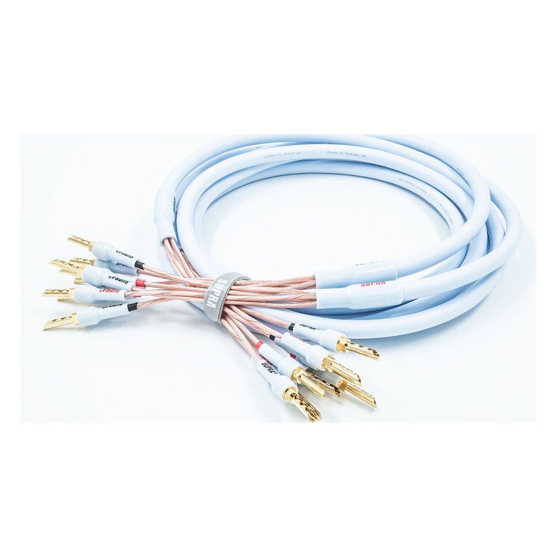 Supra XL Annorum CombiCon Bi-Amp 4Banana - 4Banana (par) Terminerad-högtalarkabel