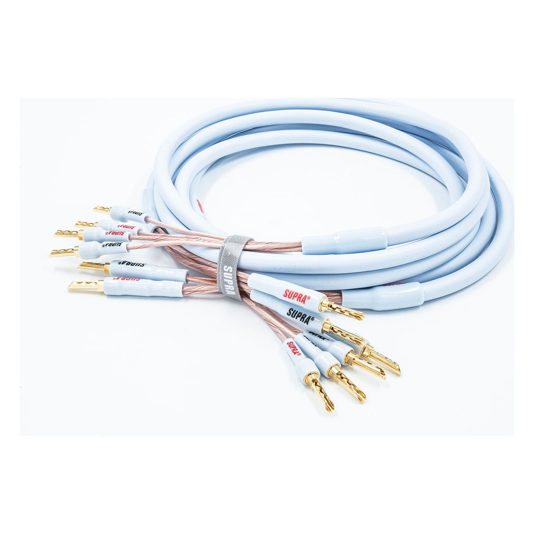 Supra XL Annorum CombiCon Bi-Wire 2Banana - 4Banana (par) Terminerad-högtalarkabel