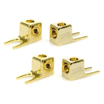 Supra Fork XL Spadkontakter 4-pack Spadkontakter högtalarkabel