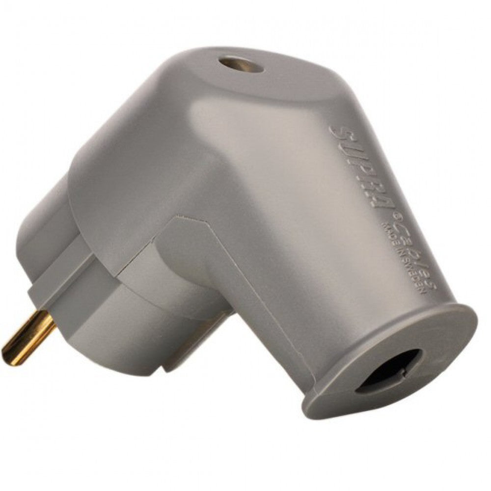 Supra Lorad Mains Plug SW-EU/A Male Vinklad Strömkontakt