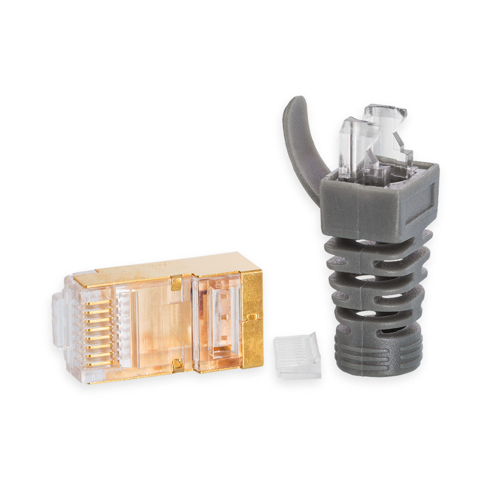 Supra RJ45 CAT8 MALE ETHERNET PLUG 2-PACK Nätverkskabel