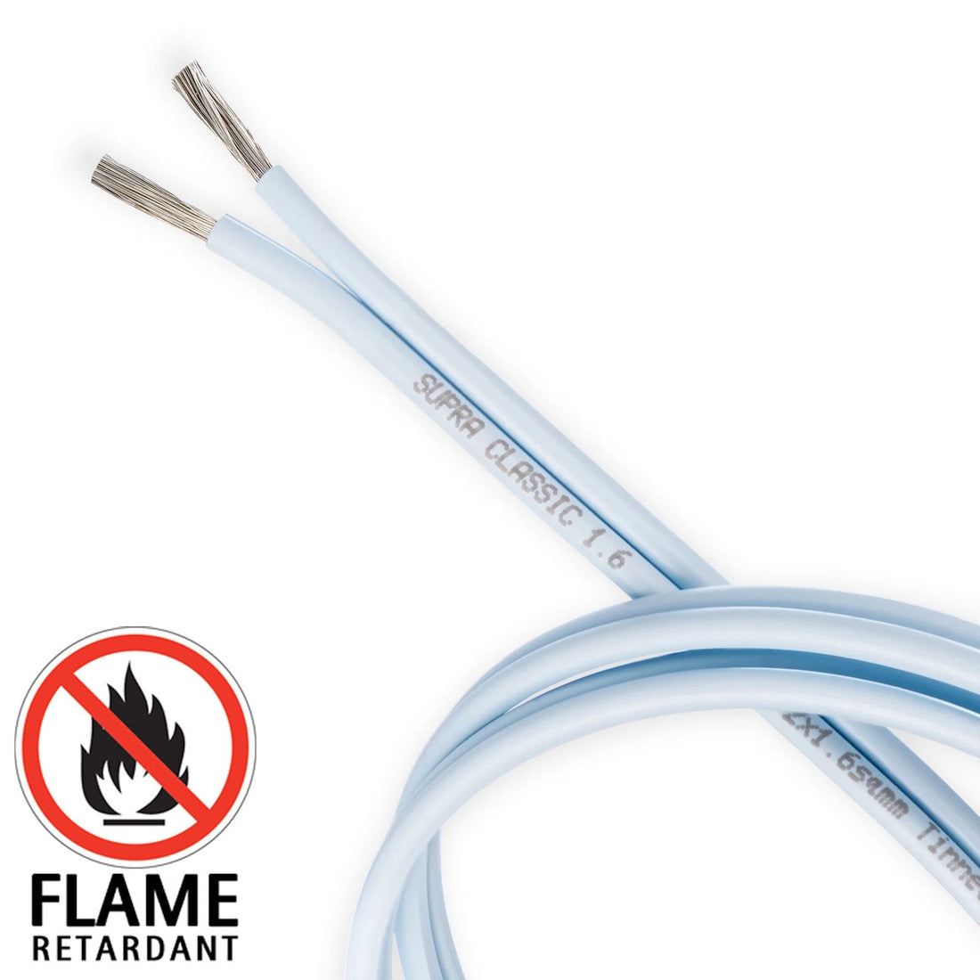 Supra Classic 1.6/H FRHF (Flamskyddad) Högtalarkabel-lösmeter