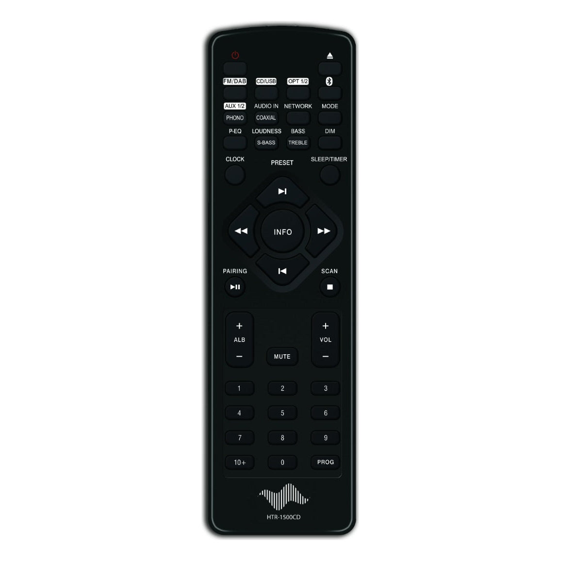 Taga HTR-1500CD - Stereoförstärkare, Streaming, CD, FM/DAB+ Stereoförstärkare