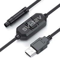AutoVox USB-laddningskabel 5V till 12V 4-polig - Backkameratillbehör Backkamera