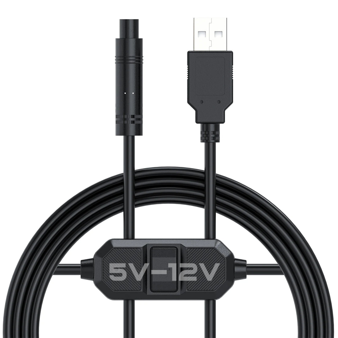 AutoVox USB-laddningskabel 5V till 12V 4-polig - Backkameratillbehör Backkamera