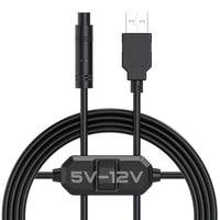 AutoVox USB-laddningskabel 5V till 12V 4-polig - Backkameratillbehör Backkamera
