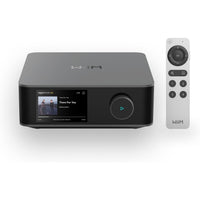 WiiM Amp Ultra - Kraftfull 100W streamingförstärkare med touchscreen Stereoförstärkare Mörkgrå