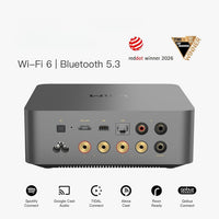 WiiM Amp Ultra - Kraftfull 100W streamingförstärkare med touchscreen Stereoförstärkare