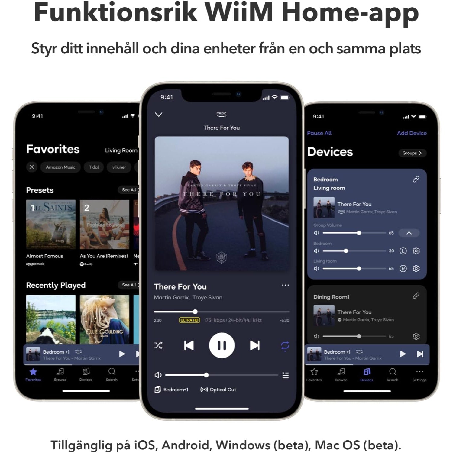 WiiM Mini - Kompakt WiFi-musikstreamer med Hi-Res ljud Musikstreamer