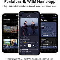 WiiM Mini - Kompakt WiFi-musikstreamer med Hi-Res ljud Musikstreamer