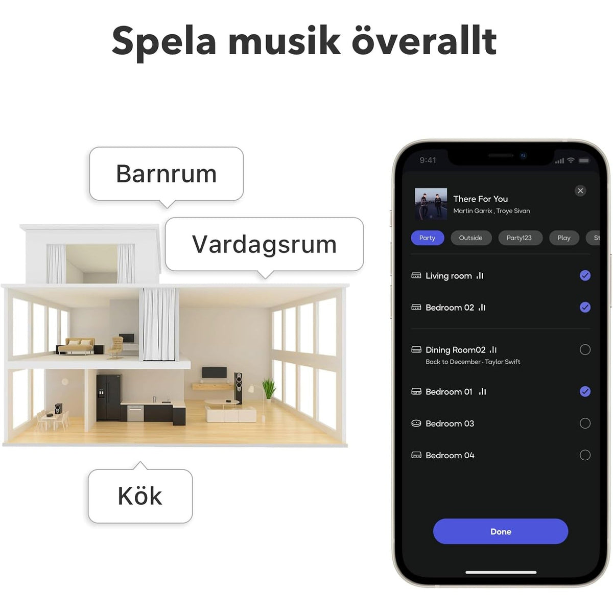 WiiM Mini - Kompakt WiFi-musikstreamer med Hi-Res ljud Musikstreamer