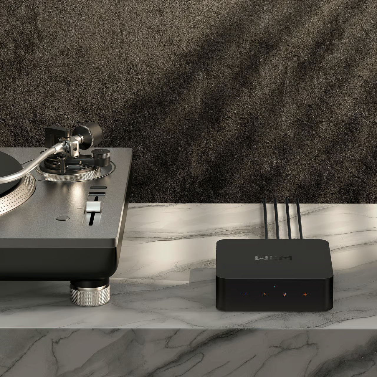 WiiM Pro - Kompakt Hi-Res musikstreamer med bit-perfect streaming Musikstreamer