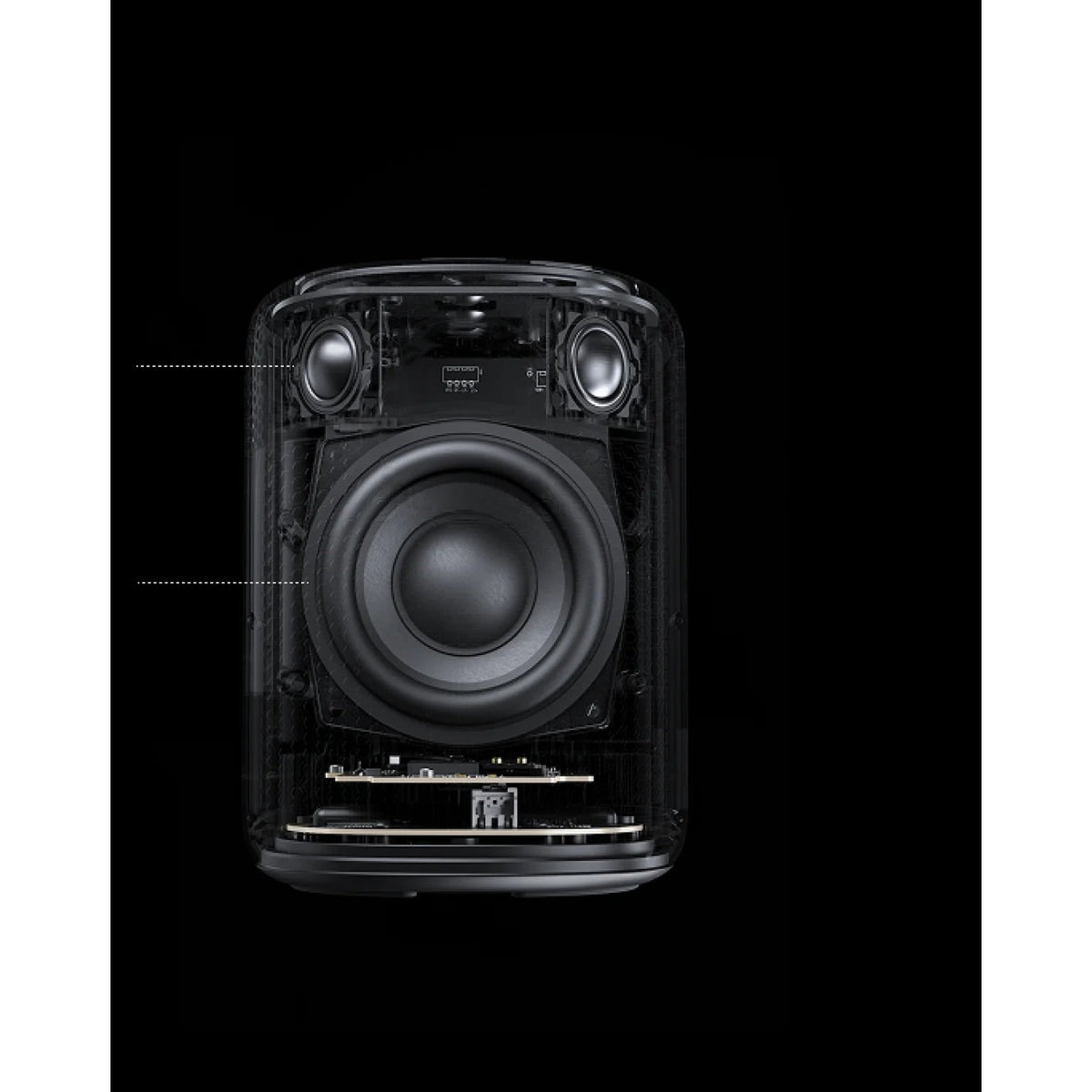 WiiM Sound Lite - Kompakt Hi-Res smart högtalare med 100W Aktiva högtalare