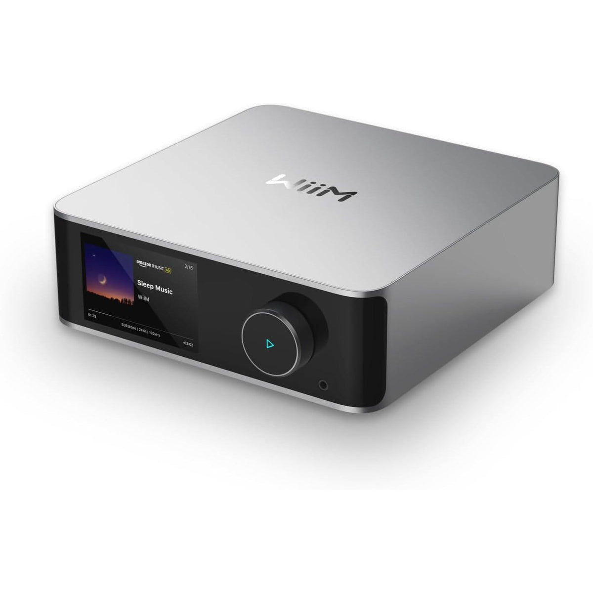 WiiM Ultra - Flaggskepps-streamer med 3,5″ touchscreen Musikstreamer Silver